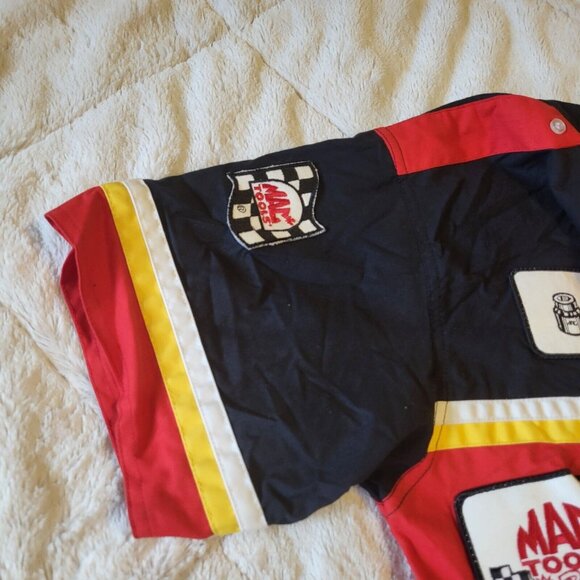 Vintage Mac Tools Mens Collar Shirt  M  Mechanic Racing - Picture 3 of 14